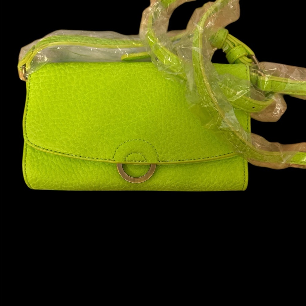 Vibrant Lime Crossbody Bag